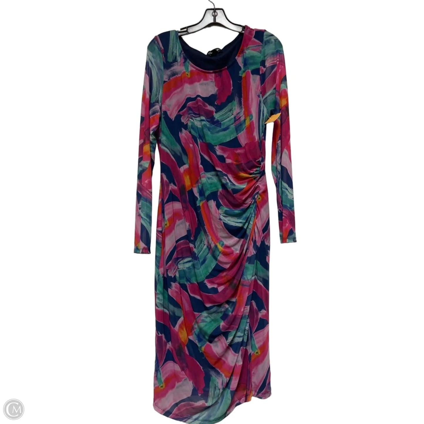 Dress Casual Midi By Clothes Mentor In Floral Print, Size: Xl