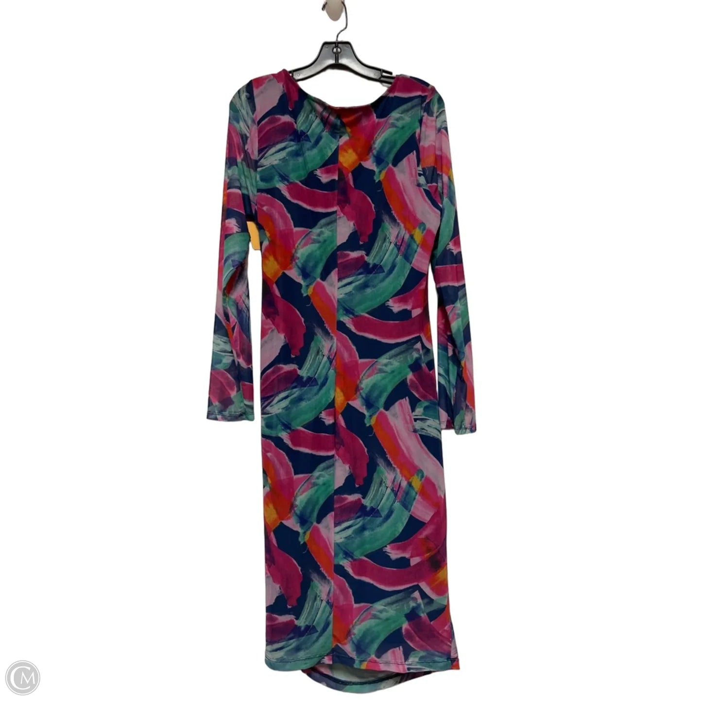 Dress Casual Midi By Clothes Mentor In Floral Print, Size: Xl
