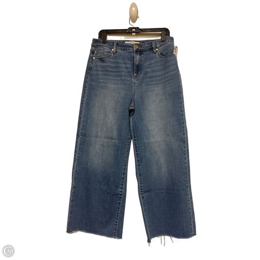 Jeans Wide Leg By Liverpool In Blue, Size: 10