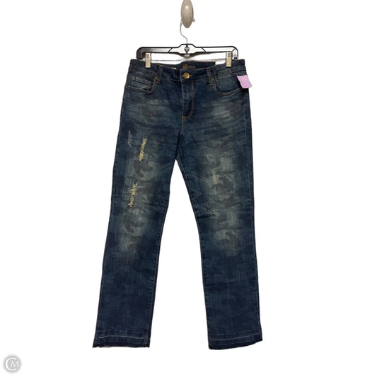 Jeans Straight By Kut In Blue Denim, Size: 10