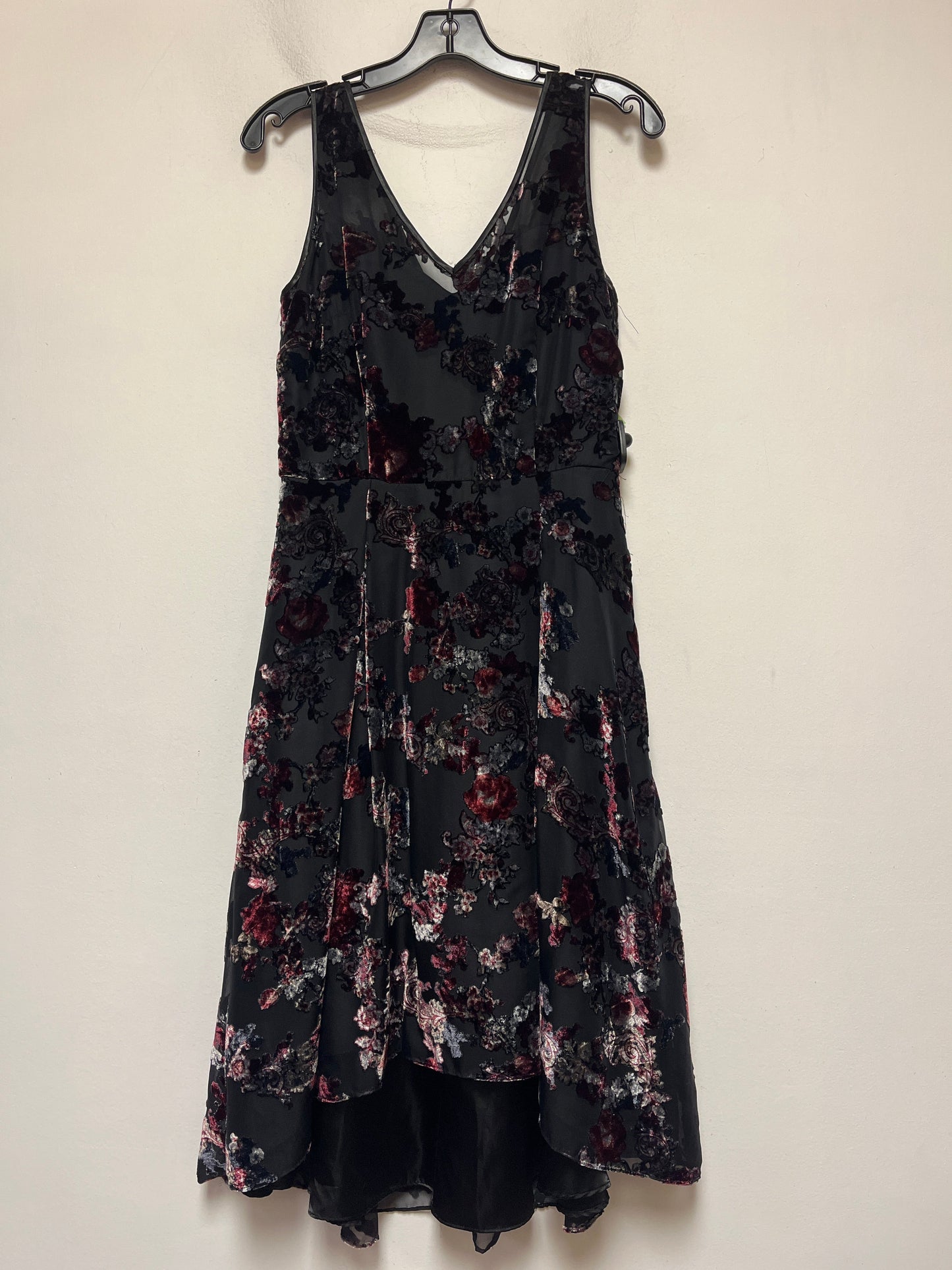 Floral Print Dress Casual Short White House Black Market, Size Xs