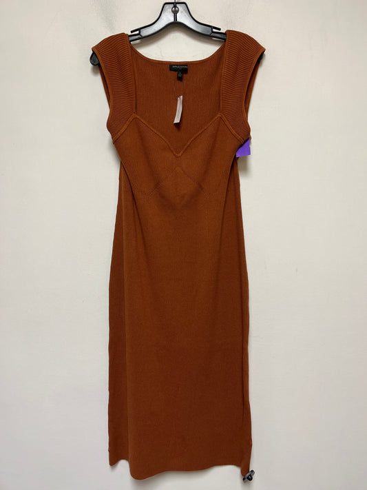 Dress Casual Midi By Banana Republic  Size: L