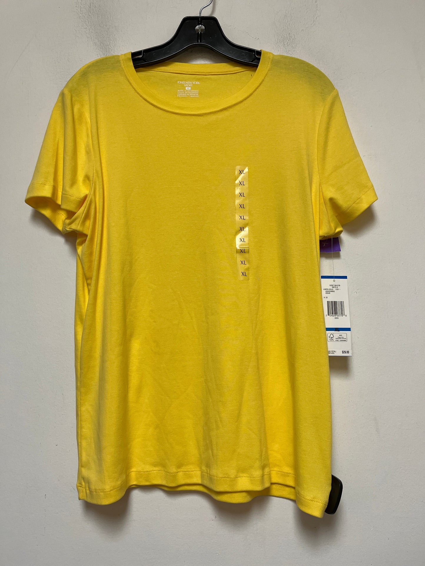 Top Short Sleeve Basic By Jones New York  Size: Xl