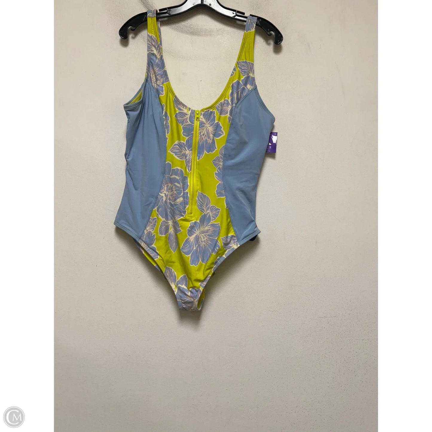 Swimsuit By Catalina In Blue & Yellow, Size: Xl