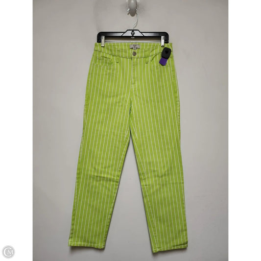 Jeans Straight By Target-designer In Striped Pattern, Size: 4