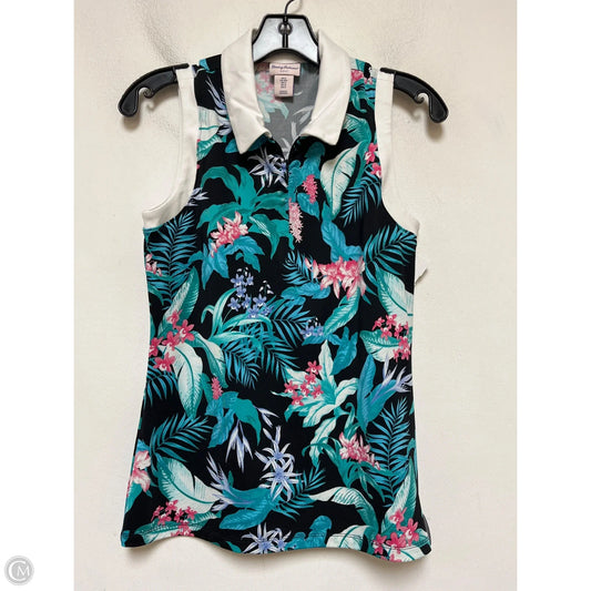 Athletic Tank Top By Tommy Bahama In Tropical Print, Size: S