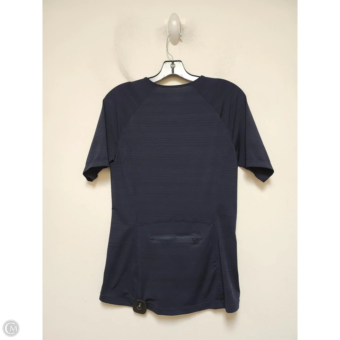 Athletic Top Short Sleeve By Athleta In Navy, Size: M
