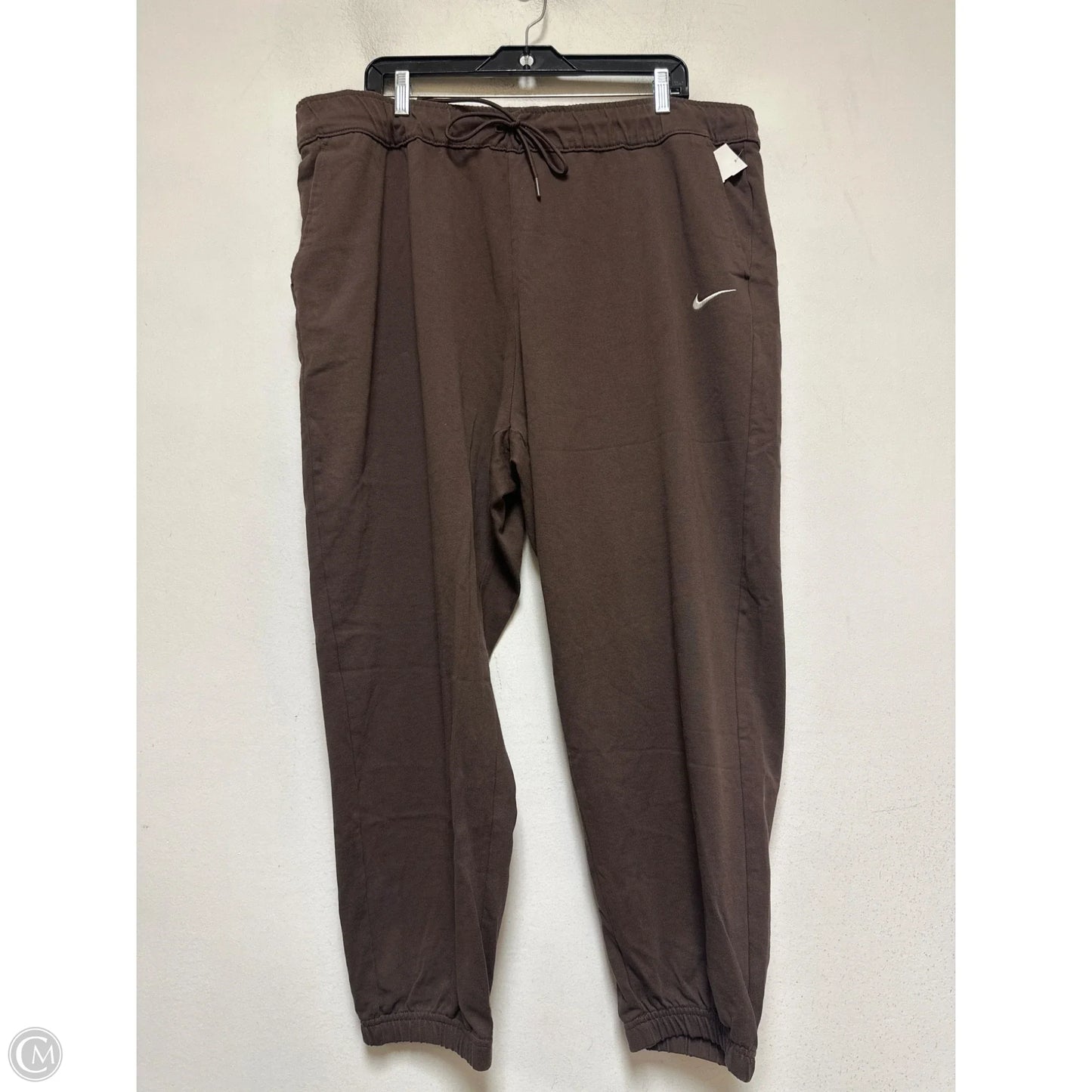 Athletic Pants By Nike Apparel In Brown, Size: 2x