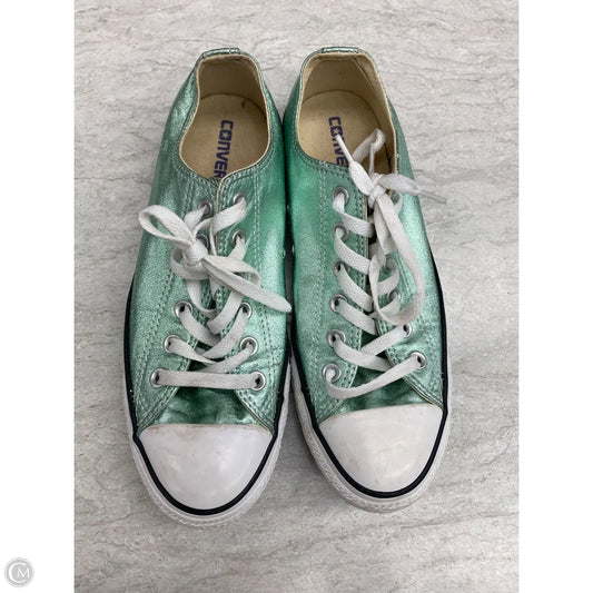 Shoes Sneakers By Converse In Green, Size: 9