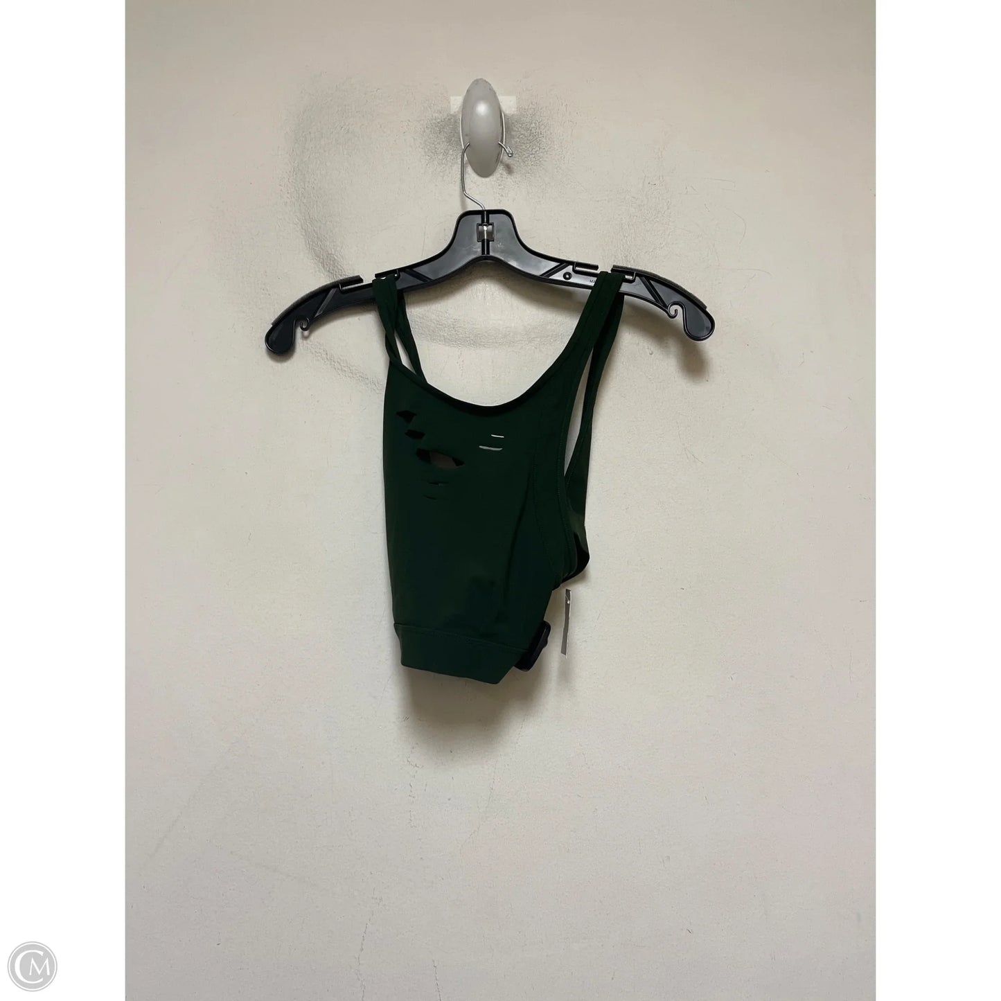 Athletic Bra By Alo In Green, Size: S
