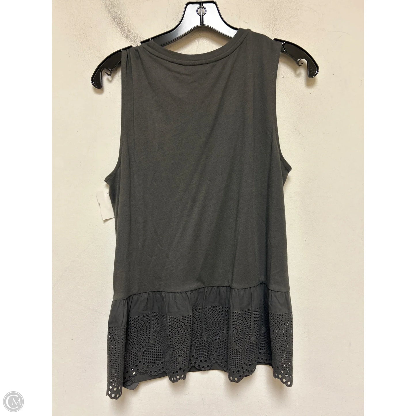 Top Sleeveless By Banana Republic In Grey, Size: S