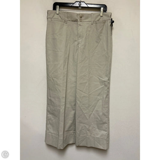 Pants Wide Leg By Chicos In Tan, Size: 12