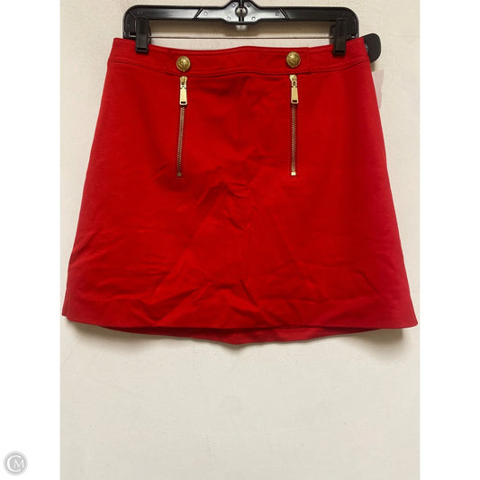 Skirt Mini & Short By Express In Red, Size: 8
