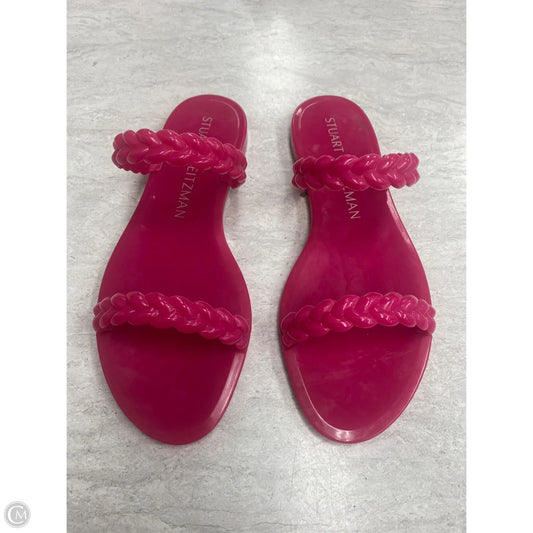 Sandals Designer By Stuart Weitzman In Pink, Size: 7