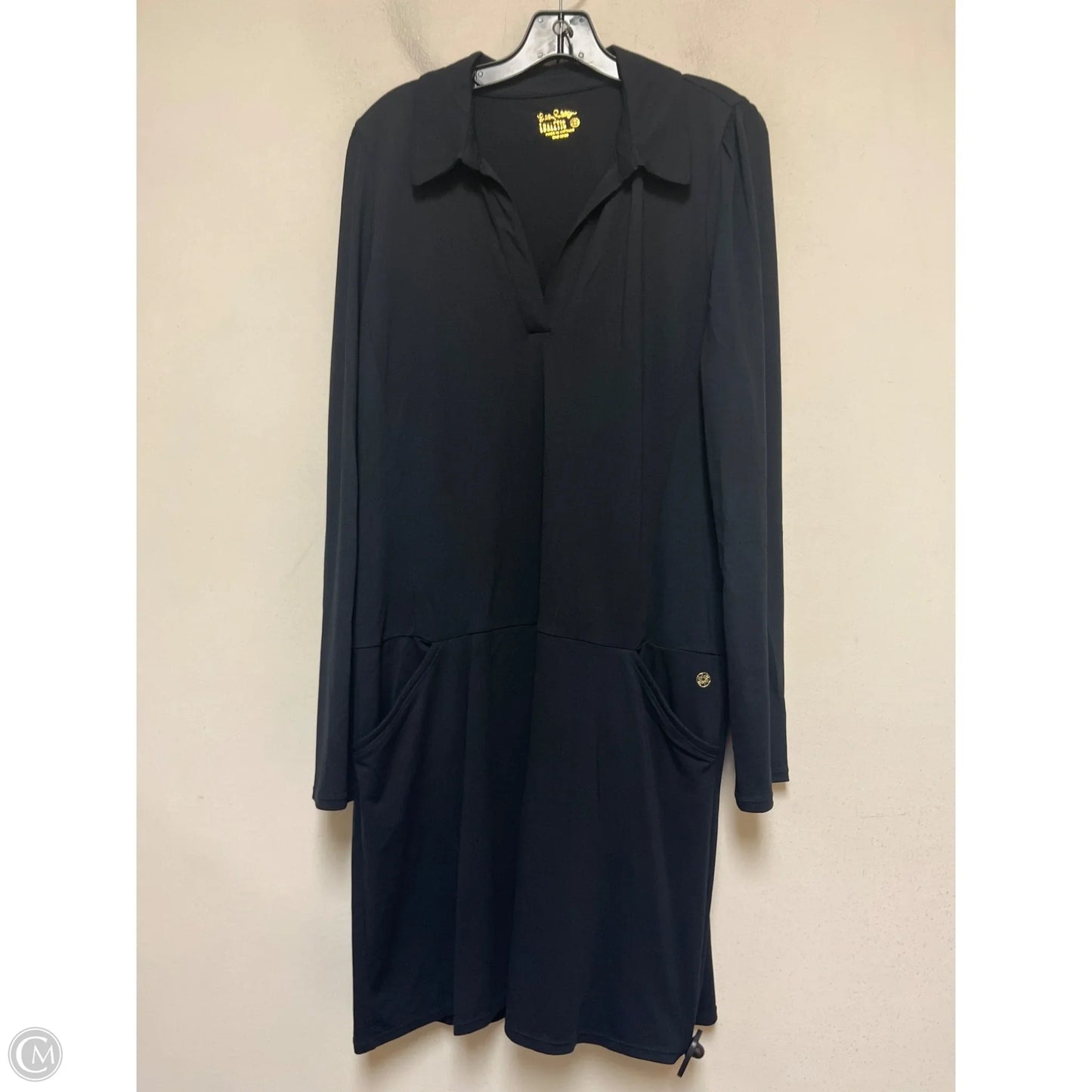 Dress Designer By Lilly Pulitzer In Black, Size: Xl