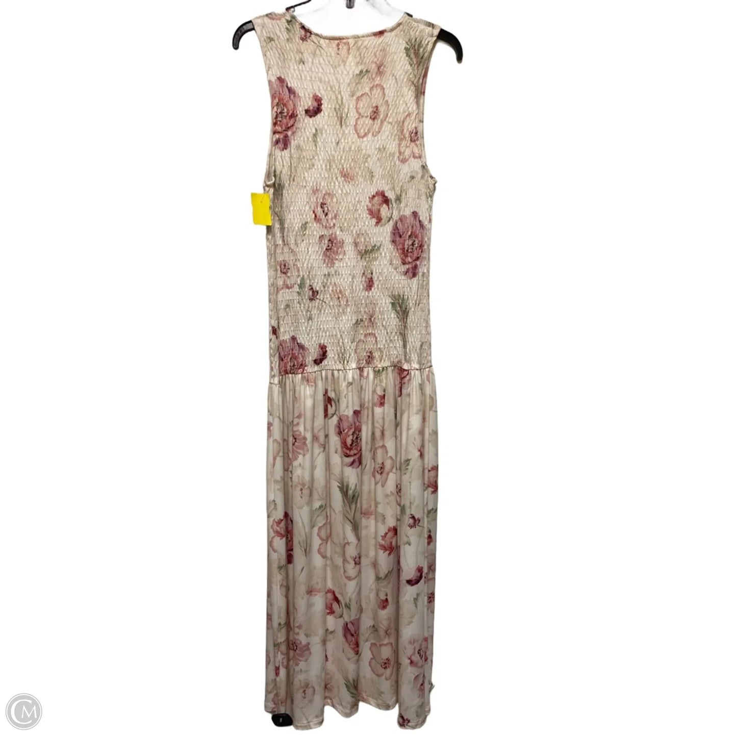 Dress Casual Maxi By H&m In Floral Print, Size: L