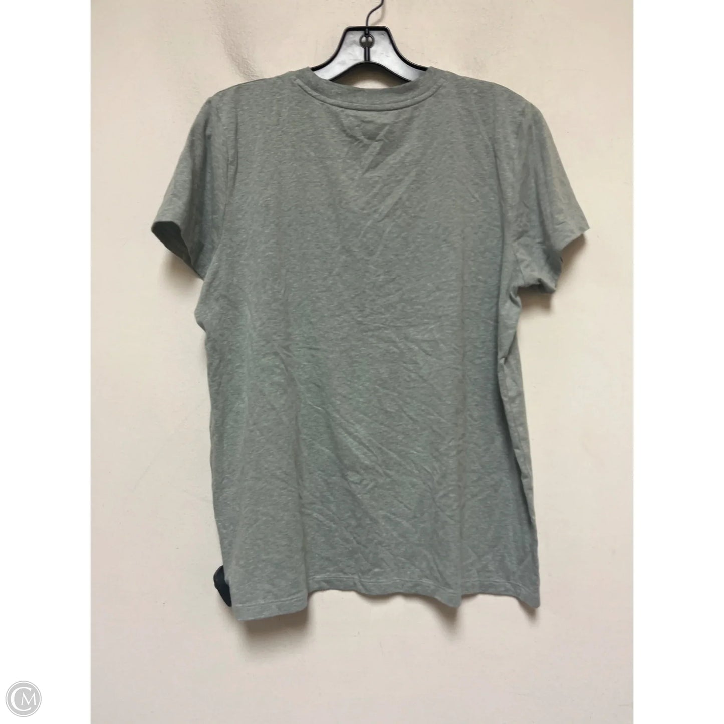 Athletic Top Short Sleeve By Under Armour In Green, Size: L