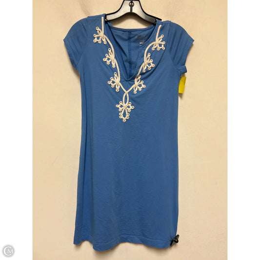 Dress Designer By Lilly Pulitzer In Blue & White, Size: Xs
