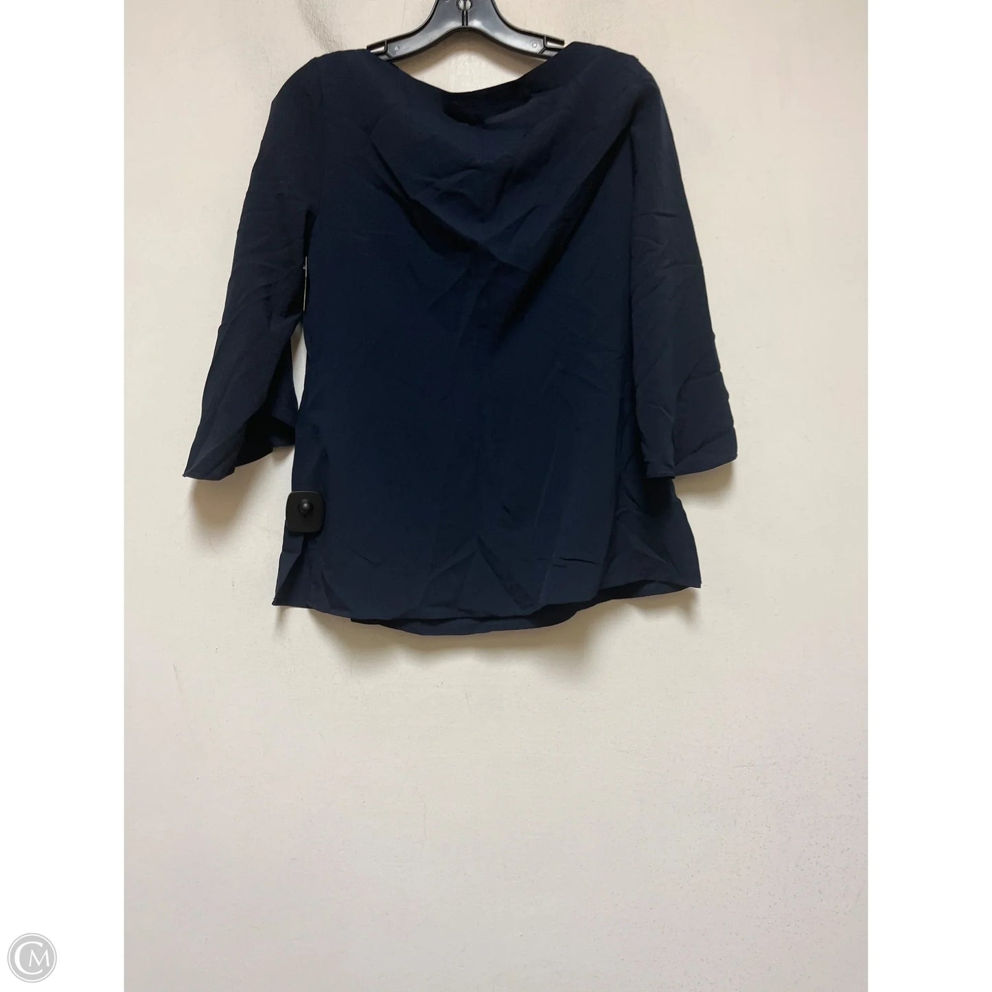 Top Short Sleeve By Banana Republic In Navy, Size: Xs