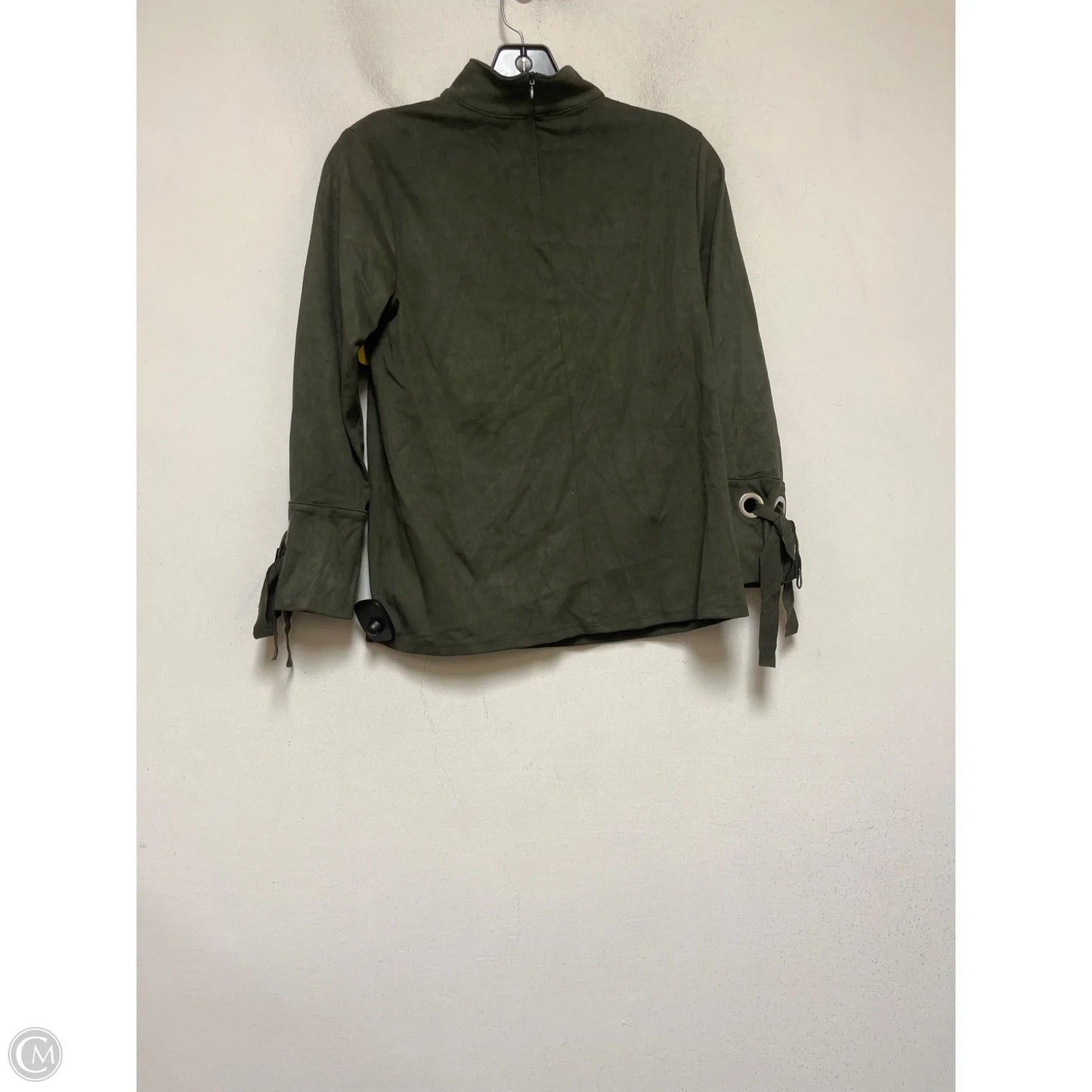 Top Long Sleeve By Chicos In Green, Size: Xs