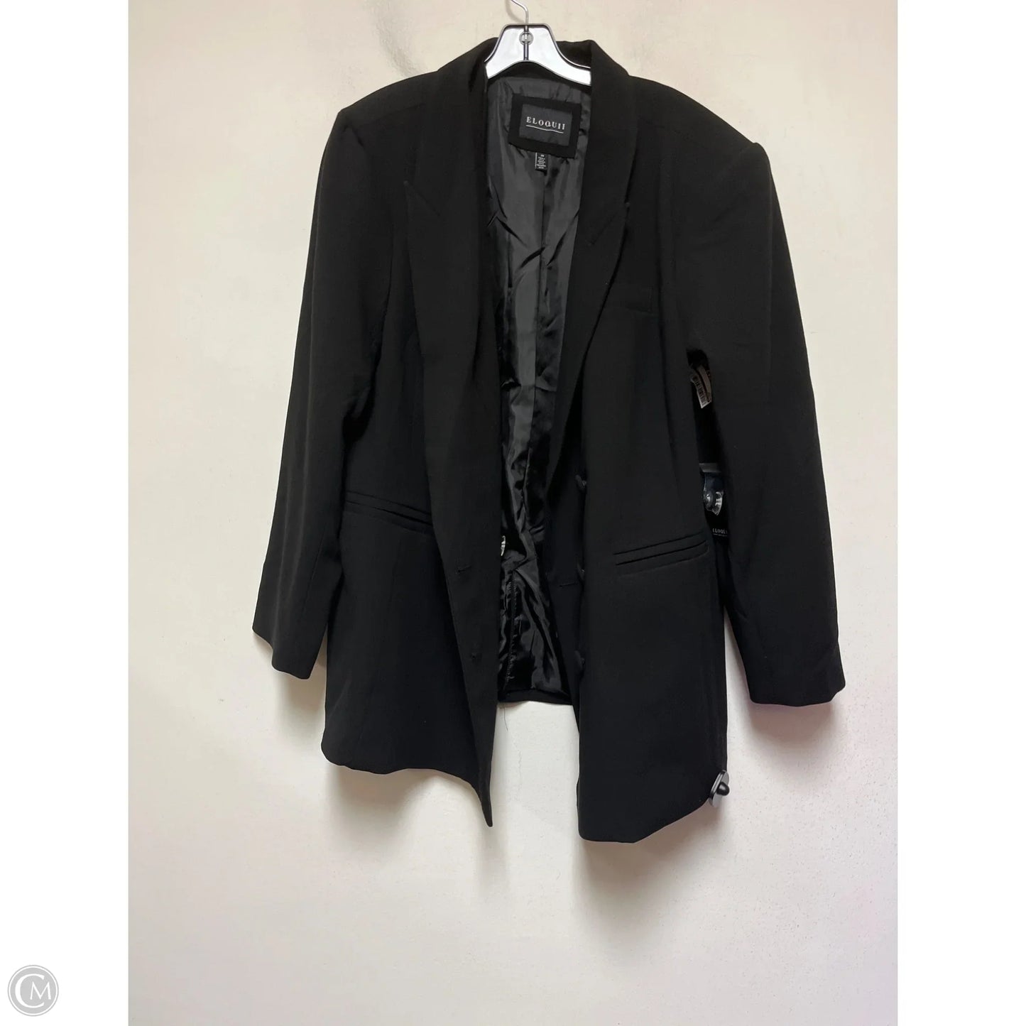 Blazer By Eloquii In Black, Size: 2x