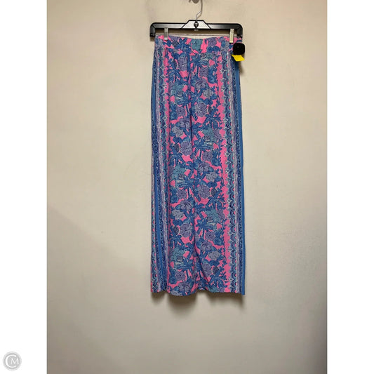 Pants Designer By Lilly Pulitzer In Blue & Pink, Size: Xs