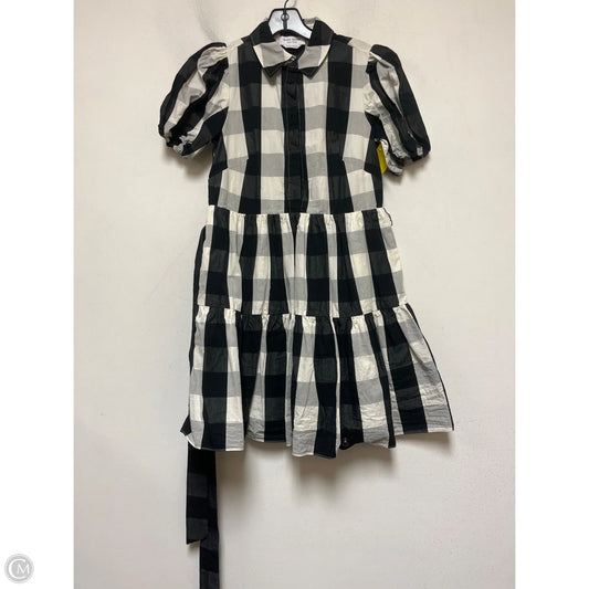 Dress Designer By Kate Spade In Checkered Pattern, Size: Xs