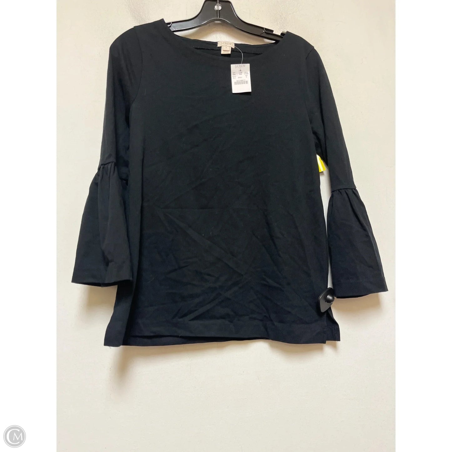 Top Long Sleeve By J. Crew In Black, Size: S