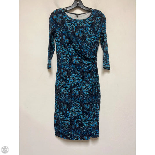 Dress Casual Midi By Talbots In Paisley Print, Size: Xs