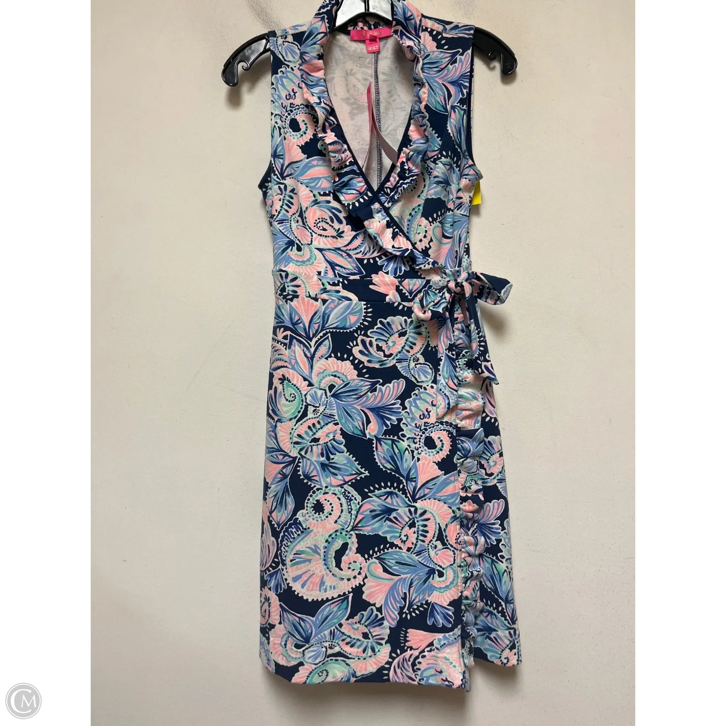 Dress Designer By Lilly Pulitzer In Blue & Pink, Size: Xs
