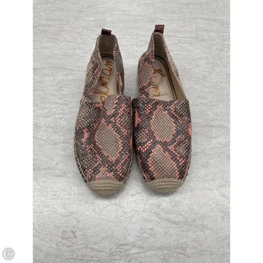 Shoes Flats By Sam Edelman In Snakeskin Print, Size: 8
