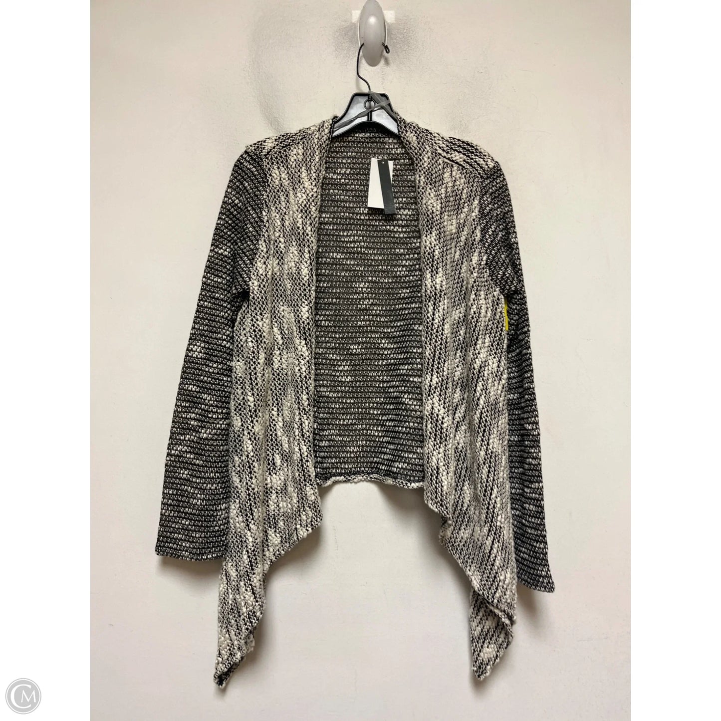Cardigan By Chelsea And Theodore In Black & Cream, Size: M