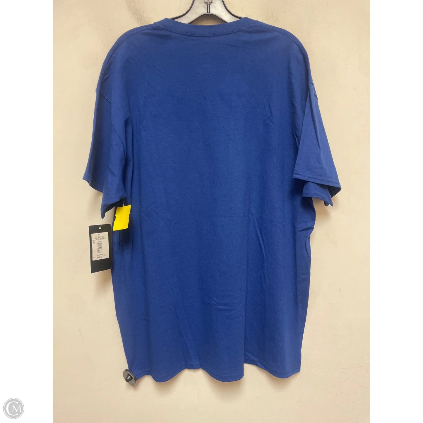 Top Short Sleeve By Clothes Mentor In Blue & Orange, Size: Xl