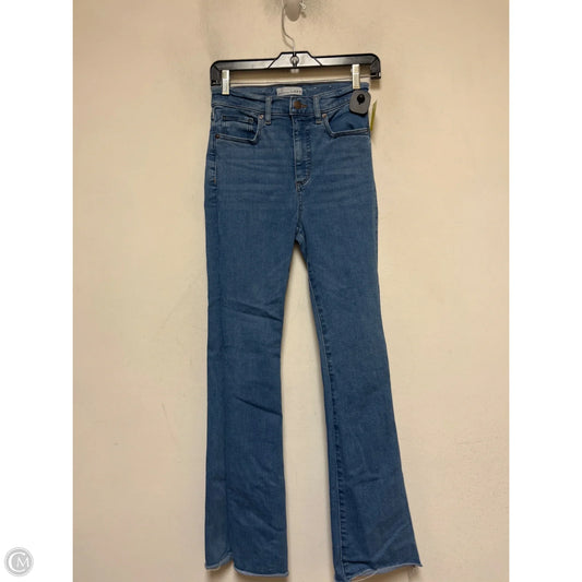 Jeans Boot Cut By Loft In Blue Denim, Size: 2