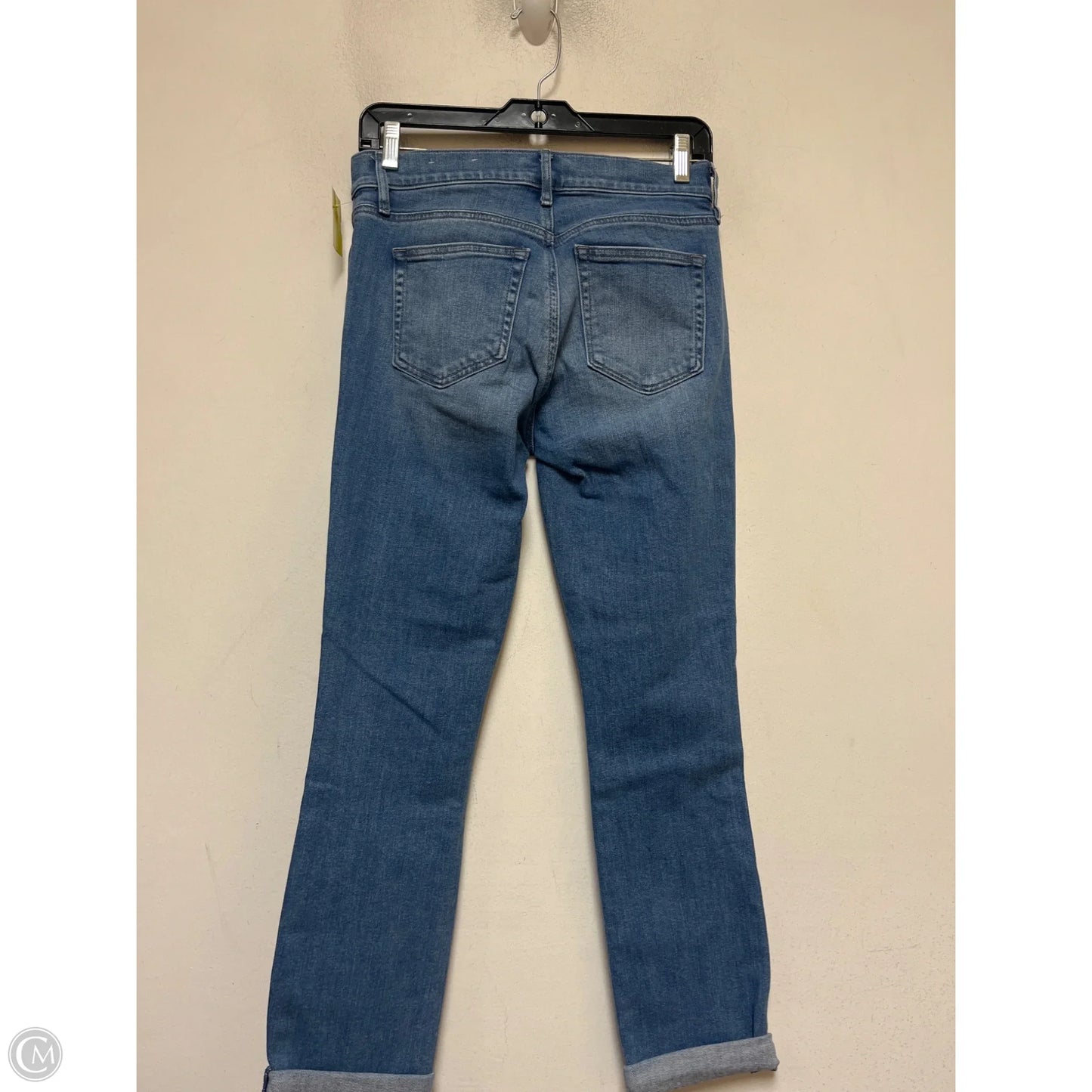 Jeans Straight By Loft In Blue Denim, Size: 0