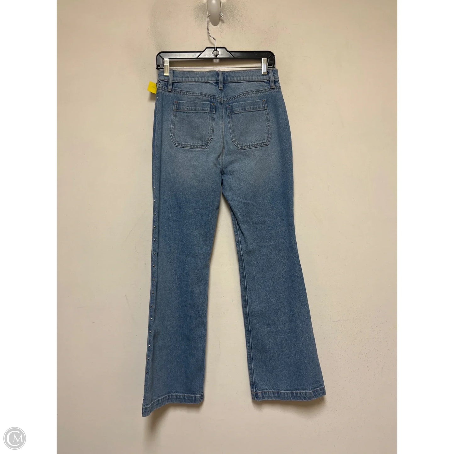 Jeans Flared By Loft In Blue Denim, Size: 0