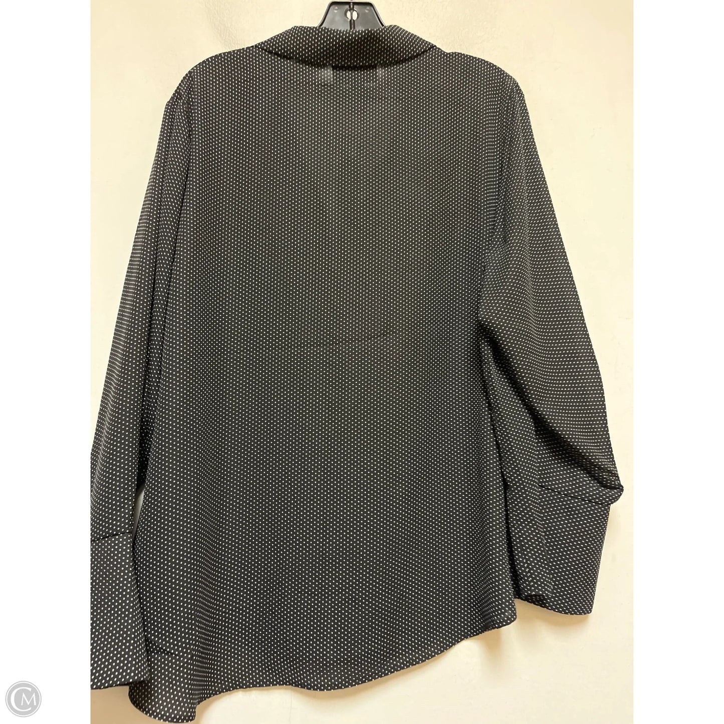 Top Long Sleeve By Premise In Polkadot Pattern, Size: Xl