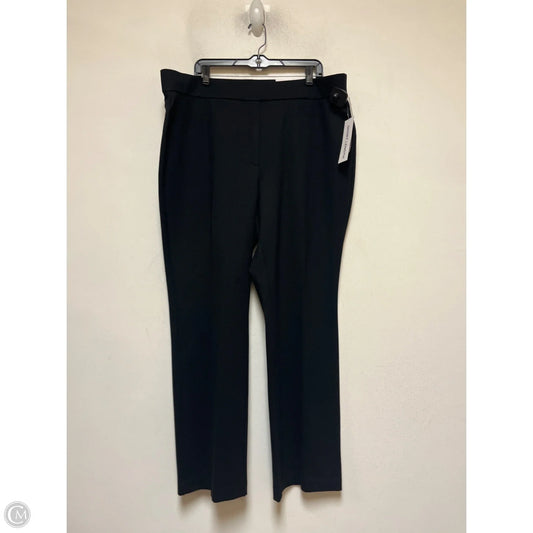 Pants Wide Leg By Rafaella In Black, Size: 20