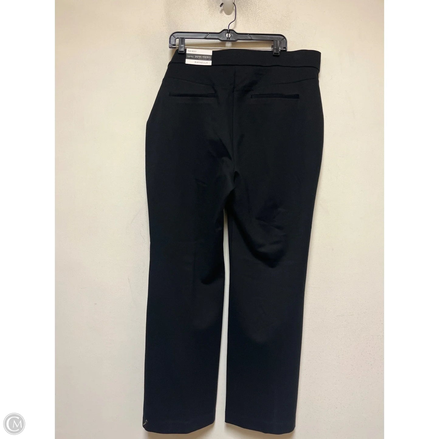 Pants Wide Leg By Rafaella In Black, Size: 20