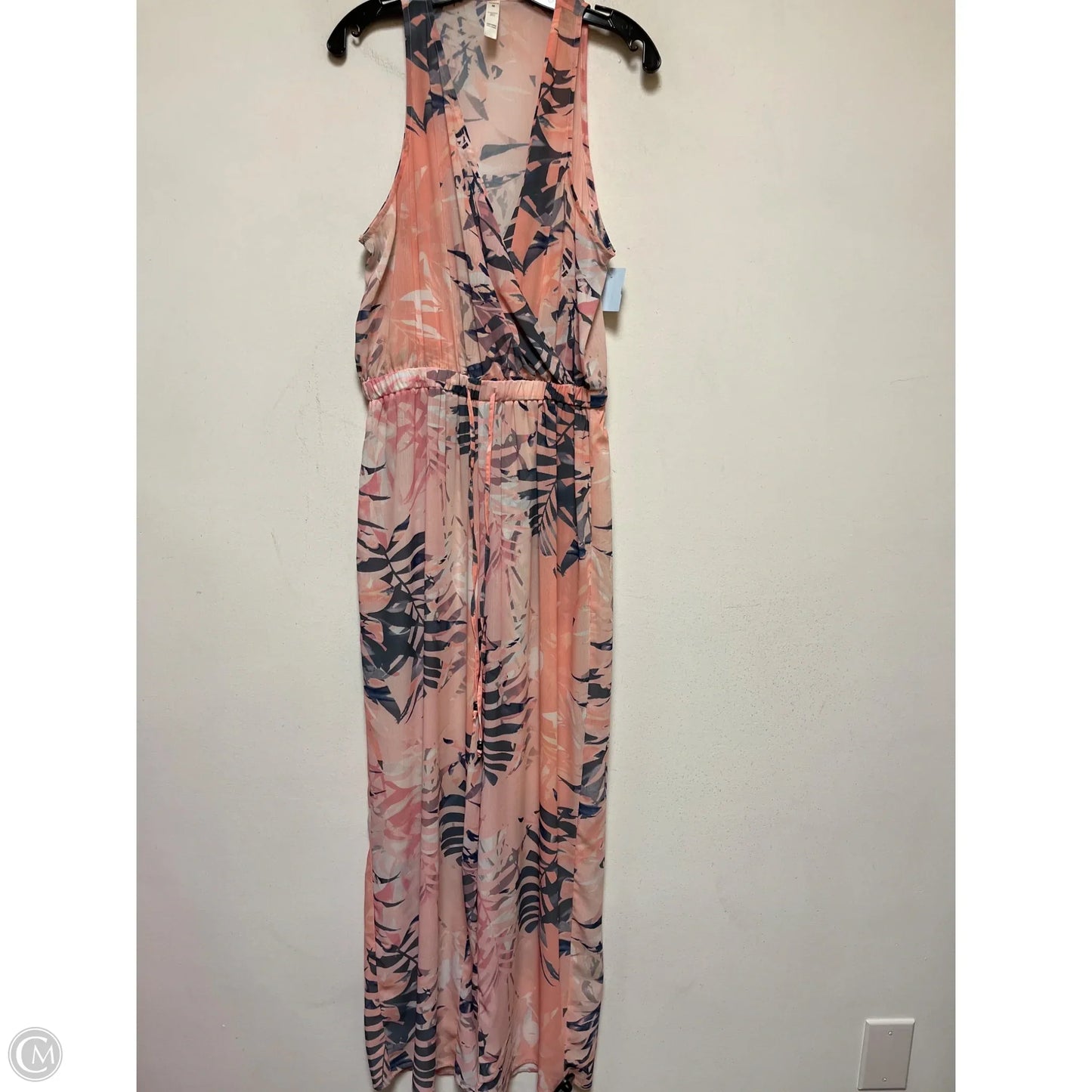 Jumpsuit By Apana In Grey & Orange, Size: M