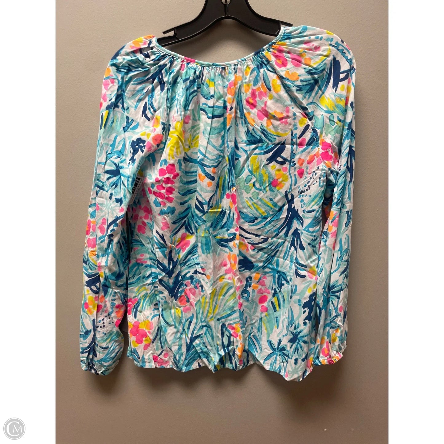 Top Long Sleeve Designer By Lilly Pulitzer In Multi-colored, Size: S
