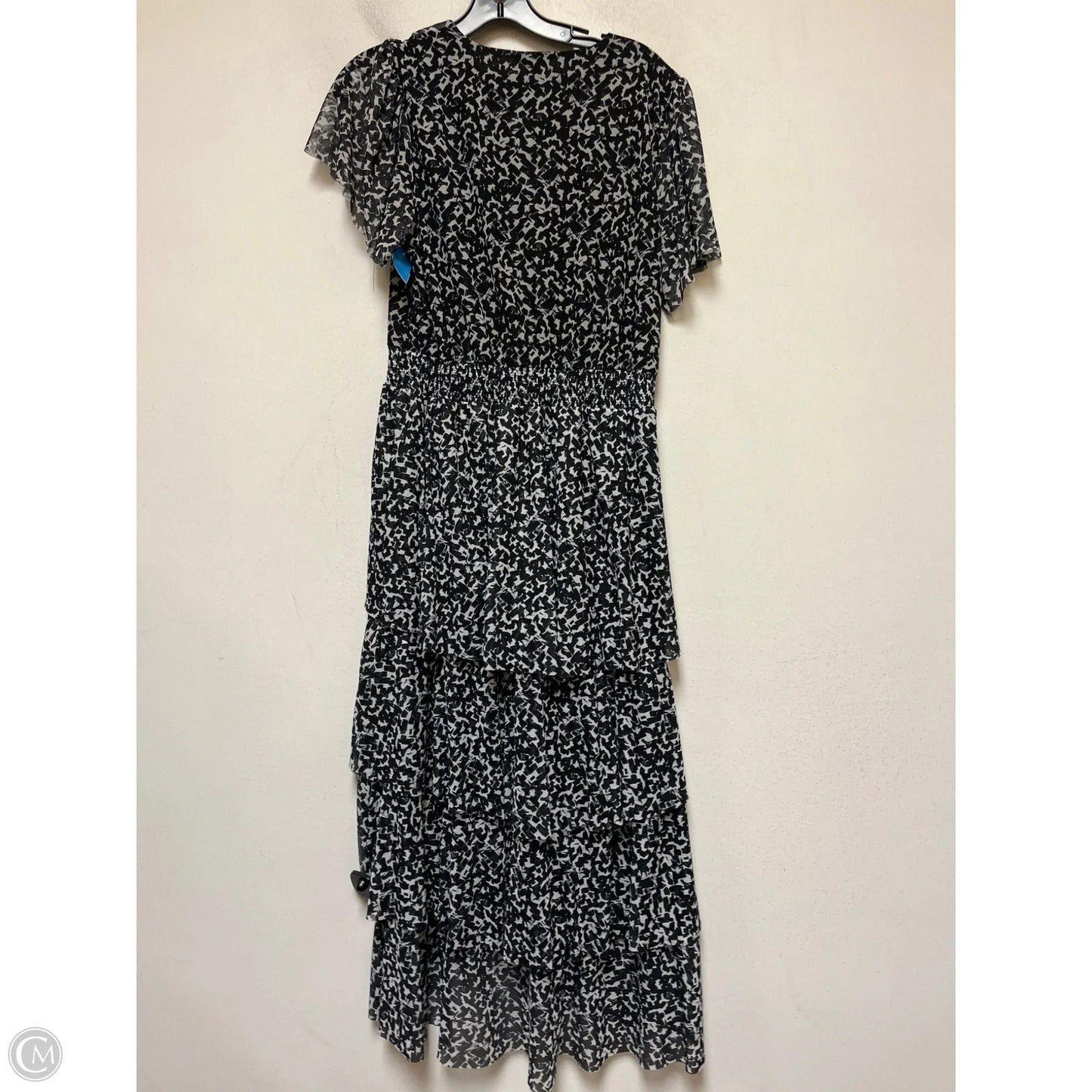 Dress Casual Maxi By Vince Camuto In Black & White, Size: M