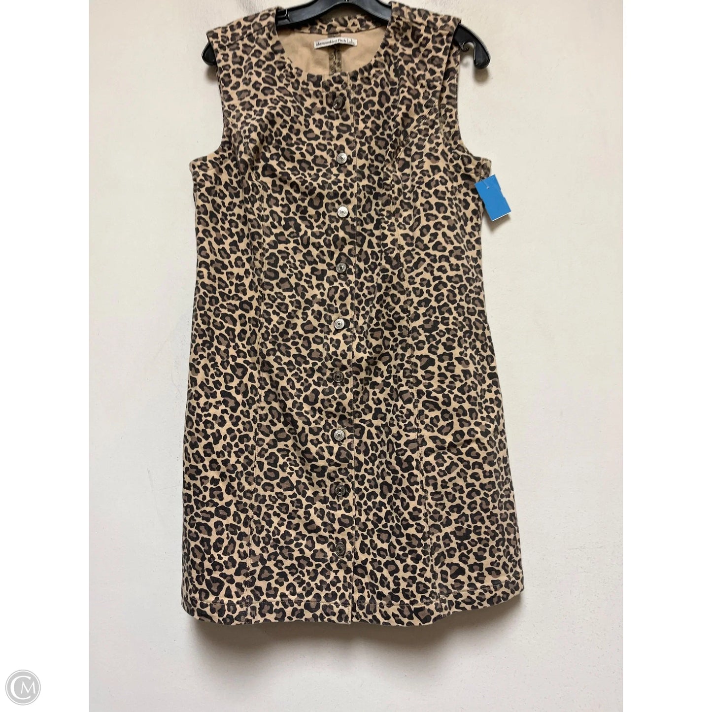 Dress Casual Short By Abercrombie And Fitch In Animal Print, Size: L