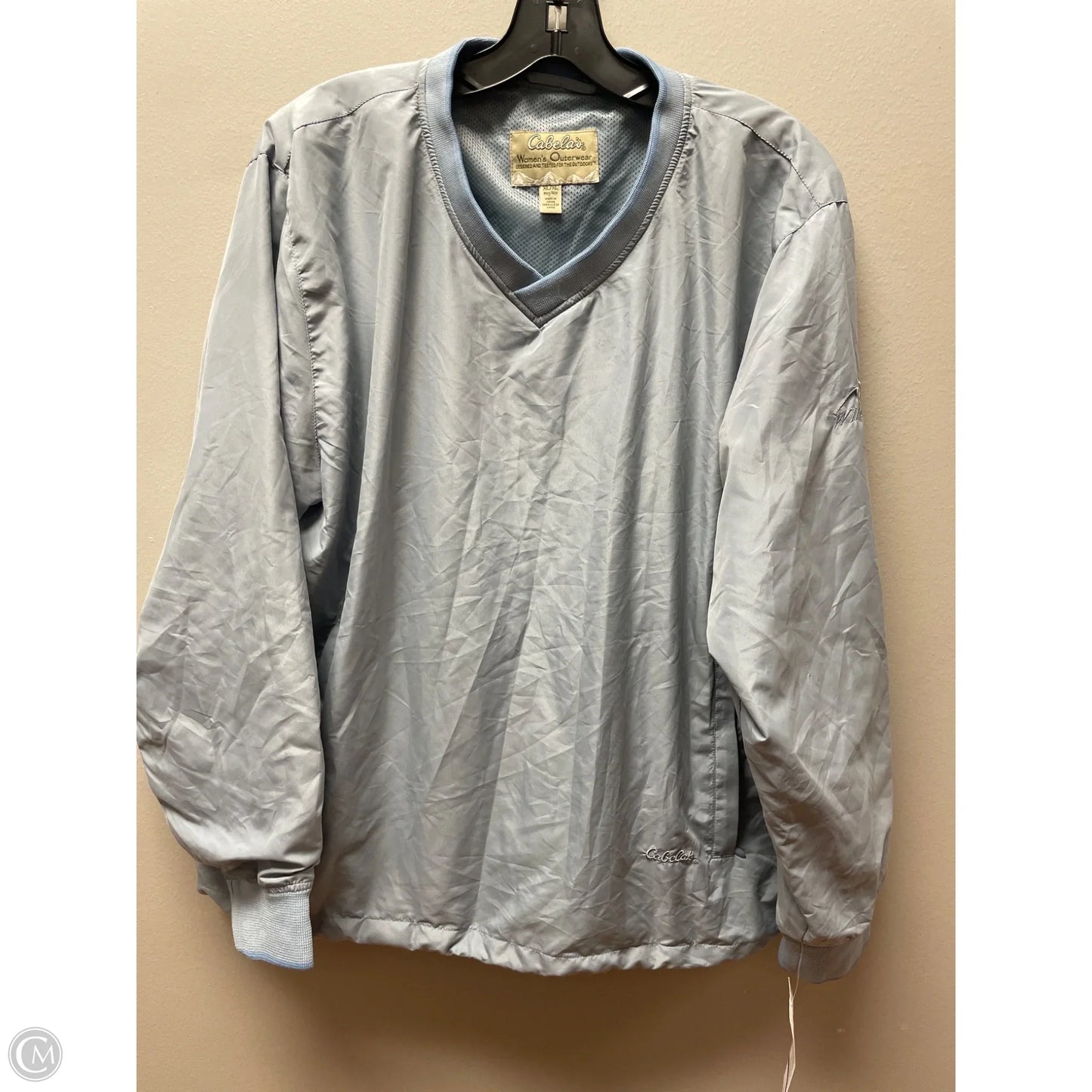 Athletic Top Long Sleeve Crewneck By Cabelas In Blue, Size: Xl