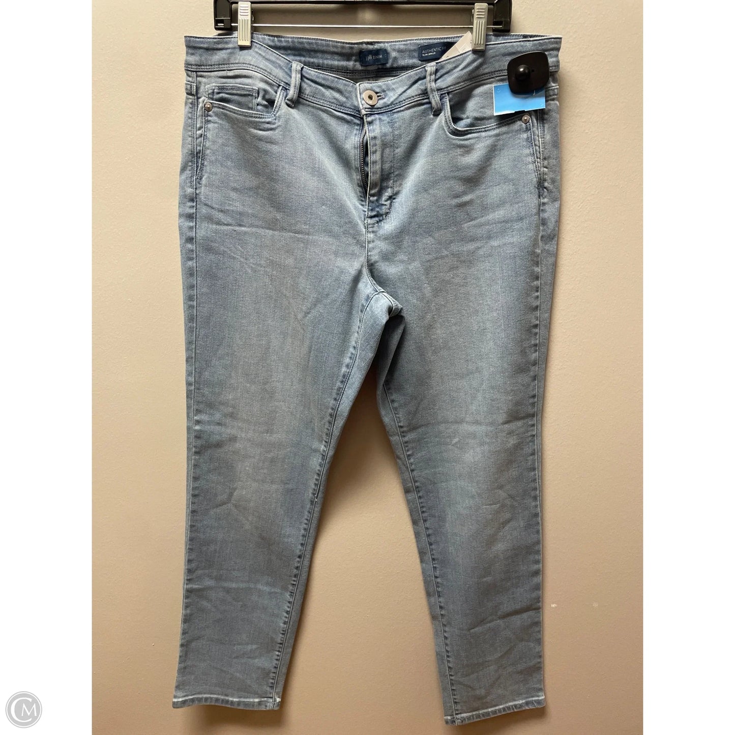 Jeans Skinny By J. Jill In Blue Denim, Size: 16