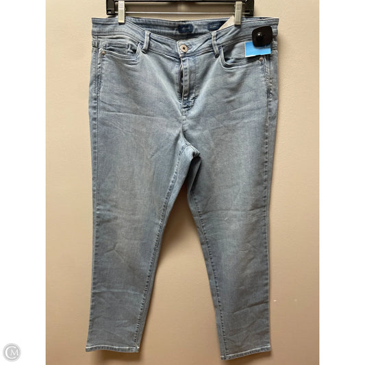 Jeans Skinny By J. Jill In Blue Denim, Size: 16