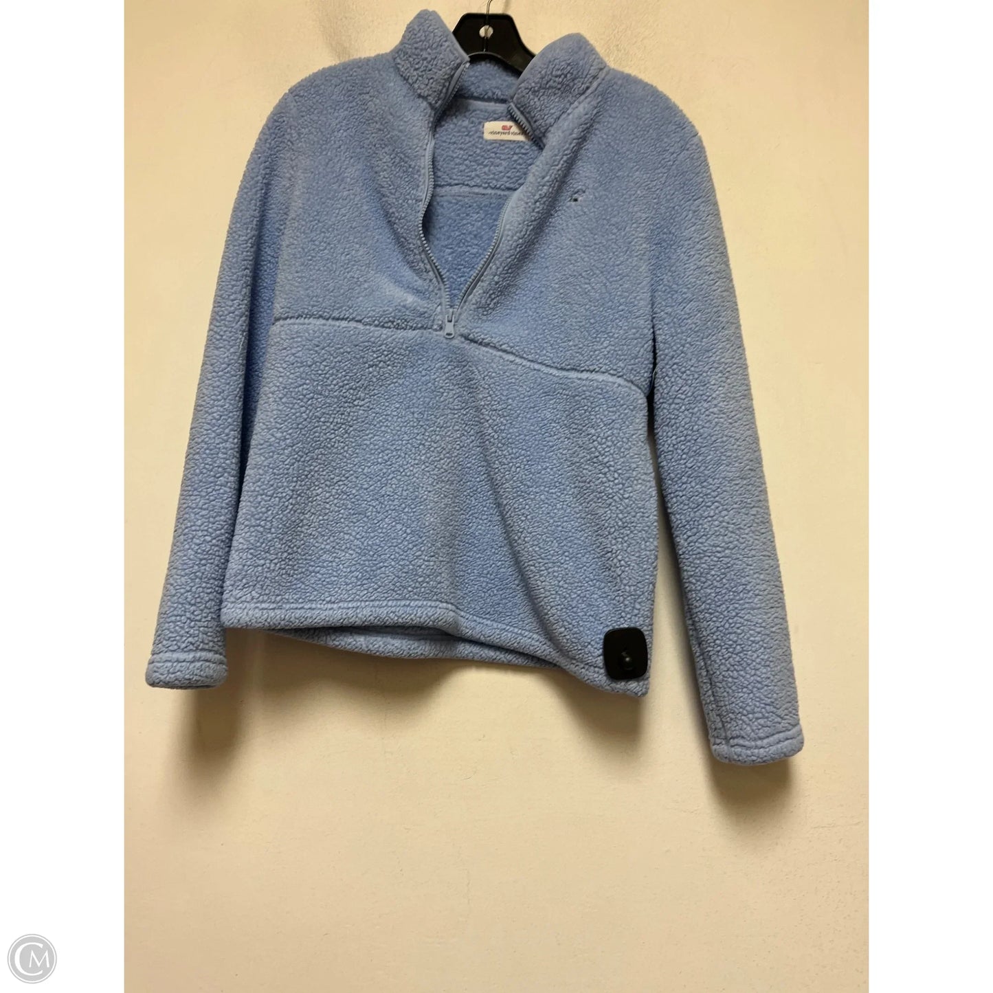Jacket Faux Fur & Sherpa By Vineyard Vines In Blue, Size: Xs