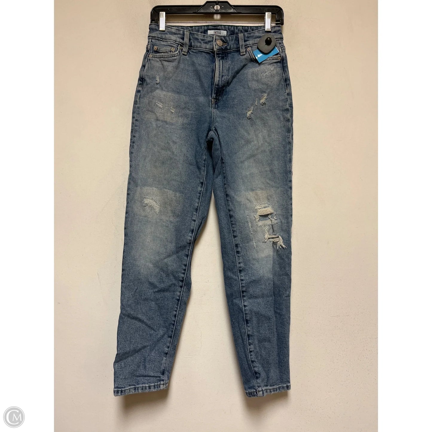Jeans Straight By Tommy Hilfiger In Blue Denim, Size: 6