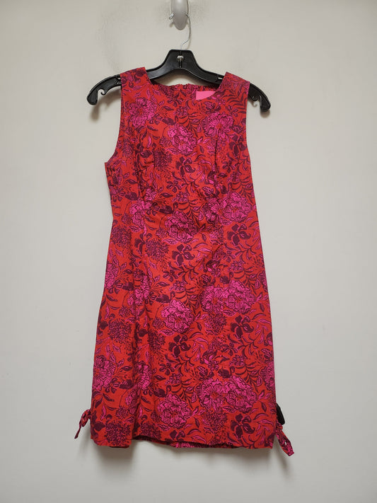 Pink & Red Dress Casual Short Lilly Pulitzer, Size Xs