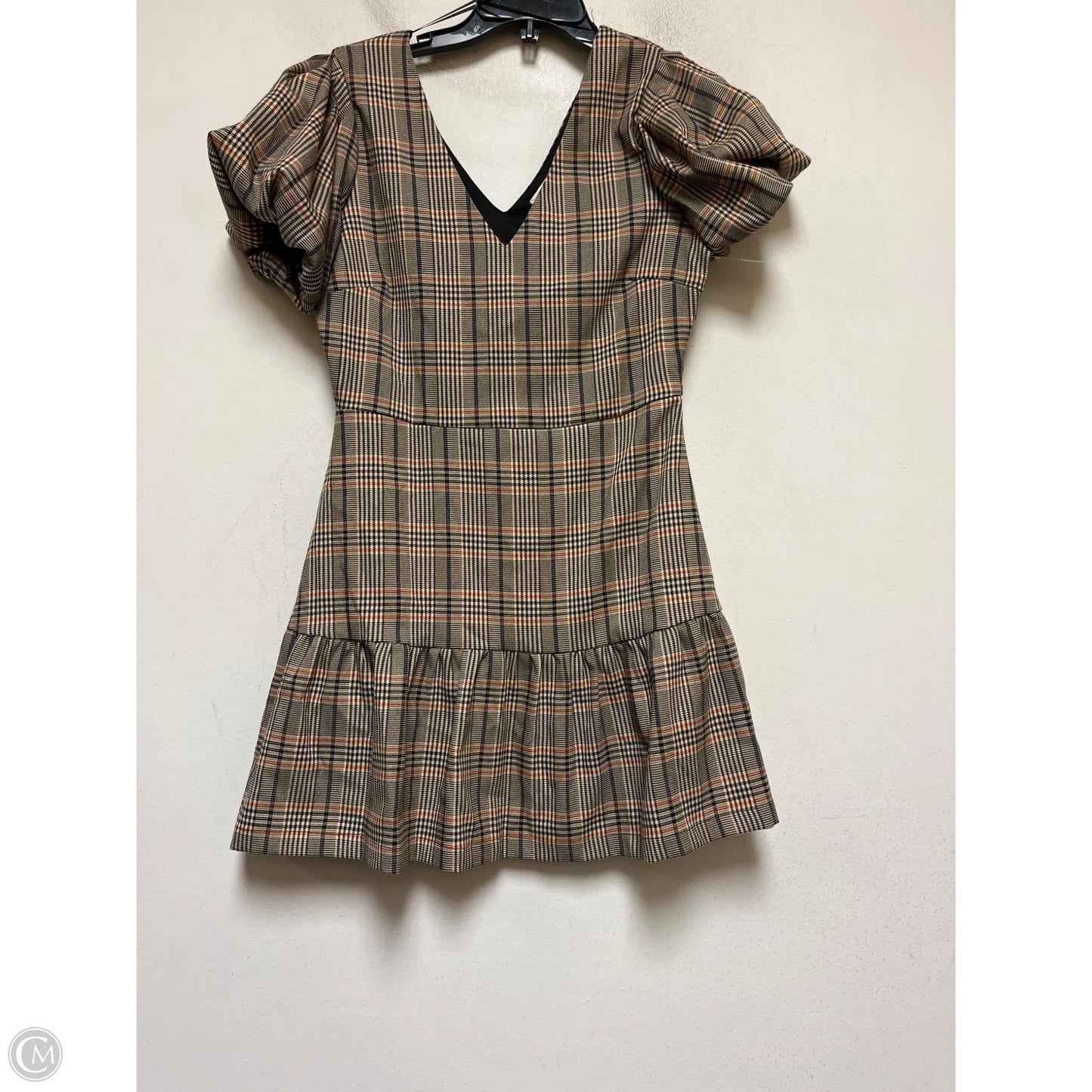 Dress Casual Short By Gianni Bini In Plaid Pattern, Size: M